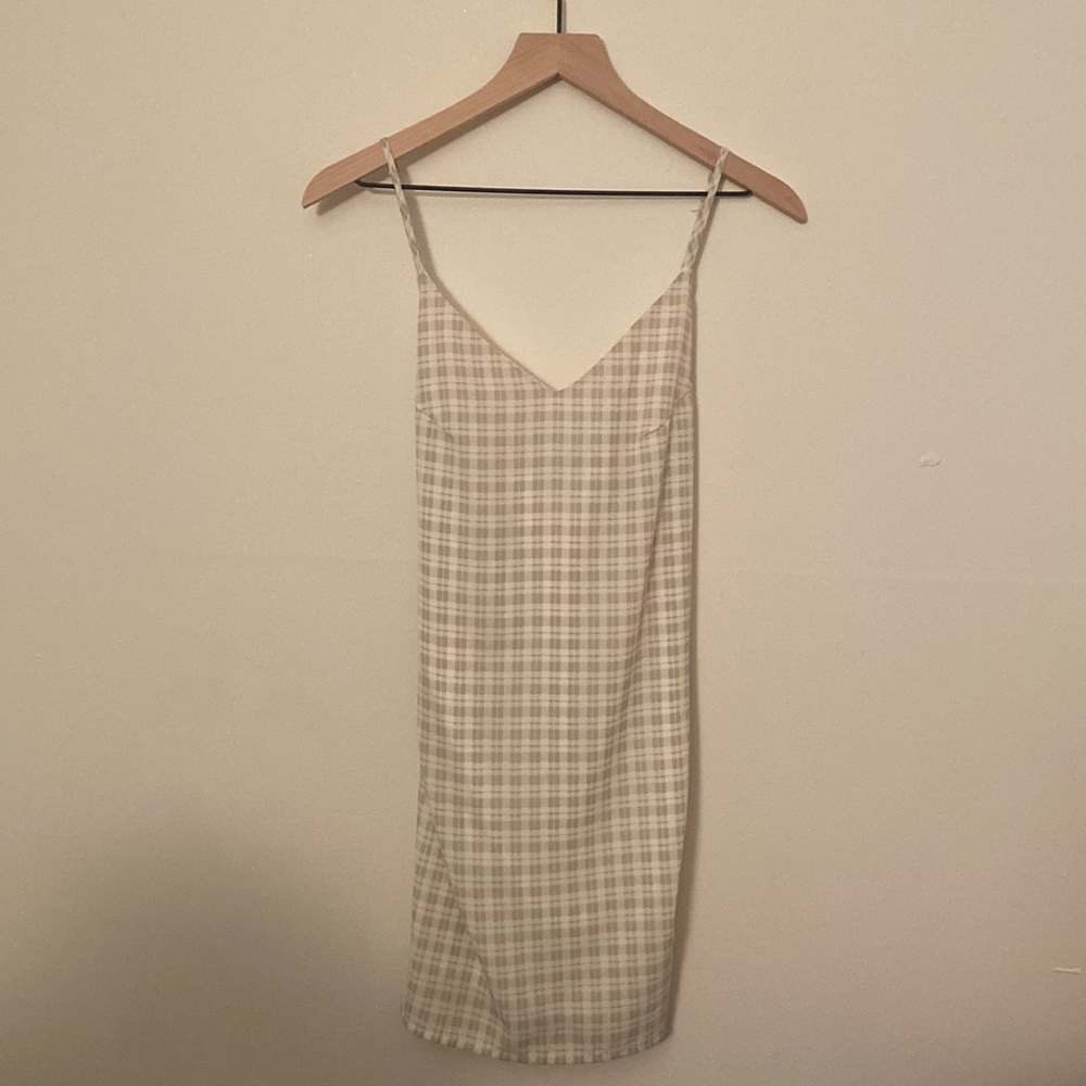 Forever 21: Green Plaid Dress